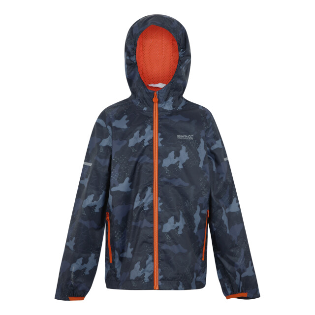 Regatta Waterdicht kinder/kinderjack lever ii camo UTRG11847_navytangerinetango large