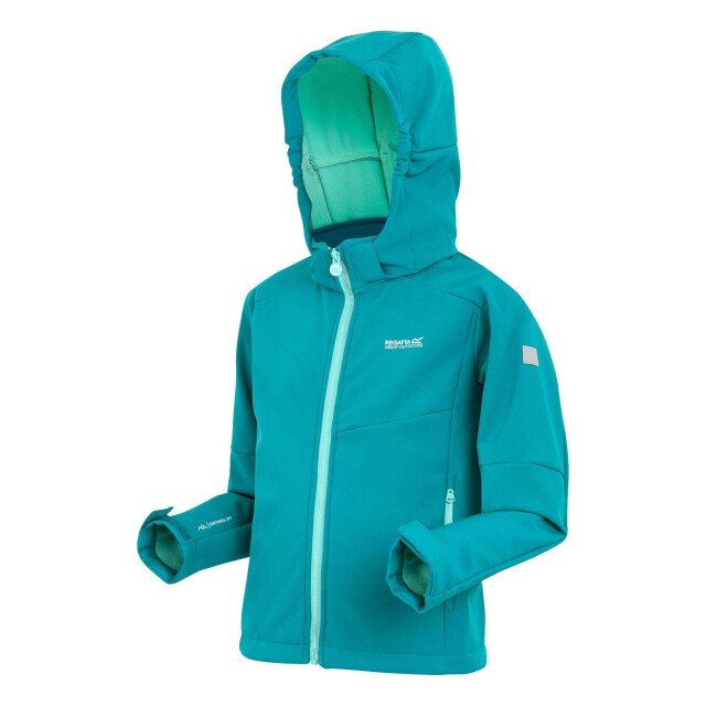 Regatta Kinder/kids acidity viii soft shell jas UTRG11859_exoticplumearubablue large