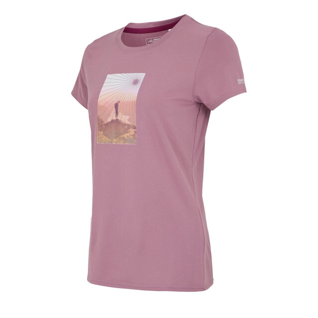 Regatta Dames fingal sunburst stretch t-shirt UTRG11856_lilas large