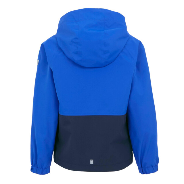 Regatta Hanleigh ii waterdichte jas voor kinderen/kinderen UTRG11816_olympianbluenavytangerinetango large