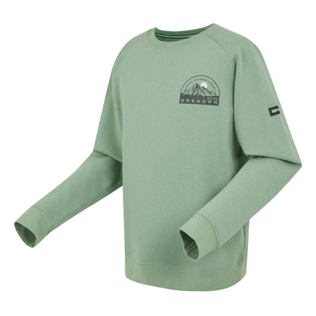 Regatta Heren nithsdale mountain crew hals sweatshirt UTRG11728_glacier large