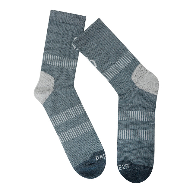 Dare2b Merino wollen wandelsokken voor volwassenen (pak van 2) UTRG11817_stormyweathermarl large
