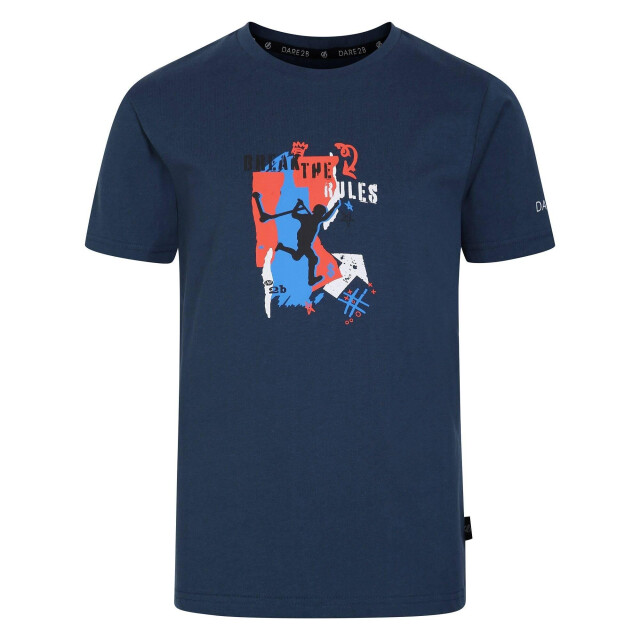 Dare2b Kinderen trailr ii tidal wave t-shirt UTRG11731_moonlightdenimpeachbloom large