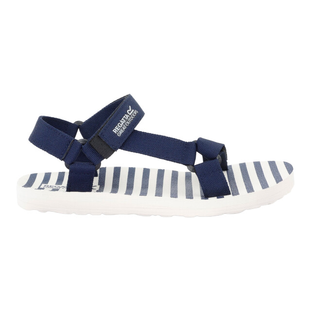 Regatta Dames lady vendeavour gestreepte sandalen UTRG11693_navynavy large