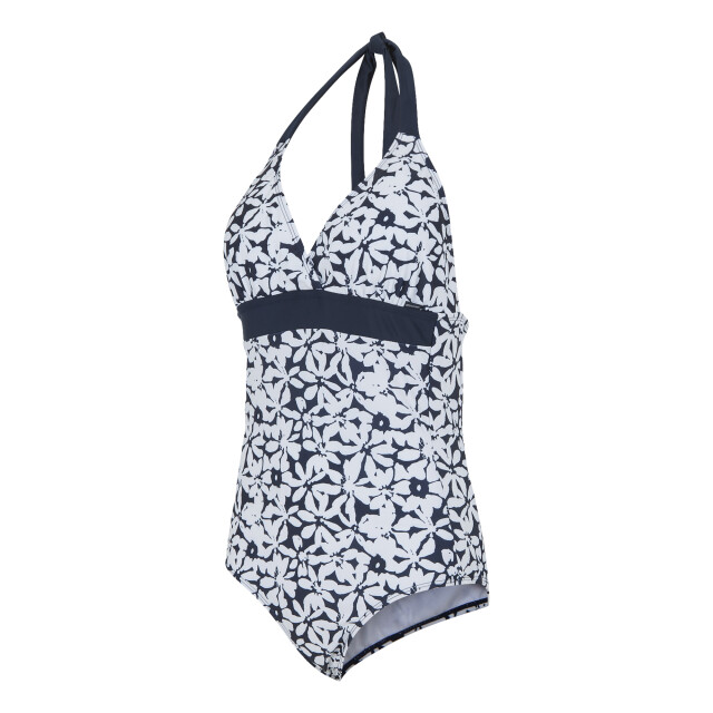 Regatta Dames flavia ii large gebloemd eendelig zwempak UTRG11587_navywhite large