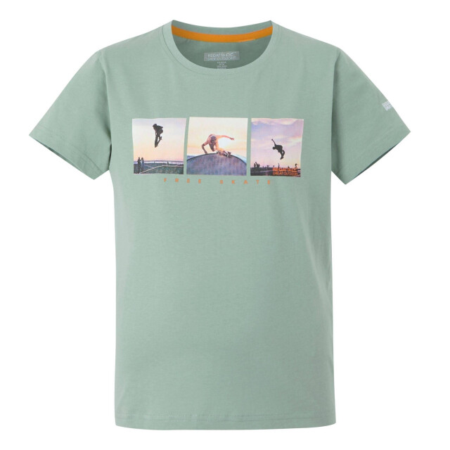 Regatta Kinderen/kinderen bosley viii grafisch t-shirt UTRG11649_glacier large