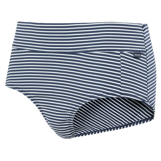Regatta Dames paloma seeksucker strepen zwembroek UTRG11595_navywhite large