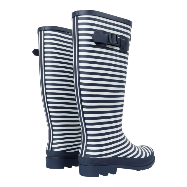 Regatta Dames fairweather iii contrast gestreepte wellington laarzen UTRG11605_navywhite large