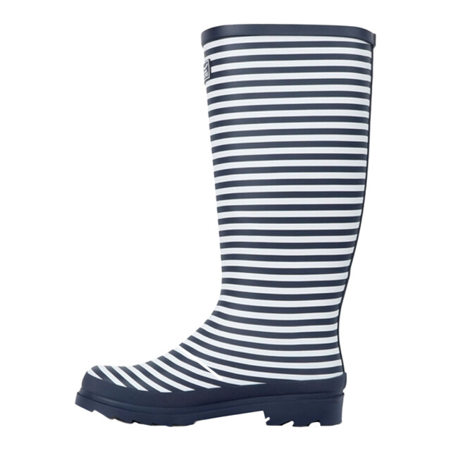 Regatta Dames fairweather iii contrast gestreepte wellington laarzen UTRG11605_navywhite large