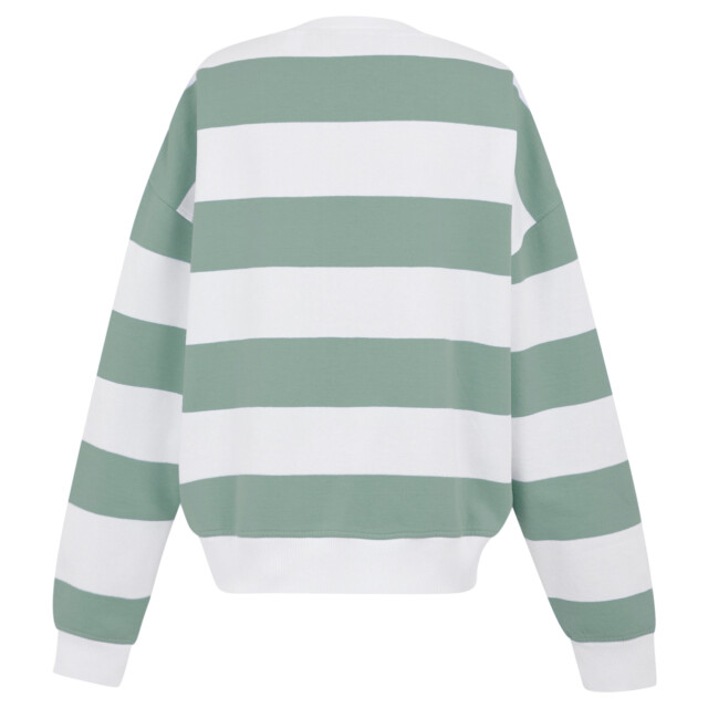 Regatta Dames avika ii stripe crew neck trui UTRG11593_glacierwhite large