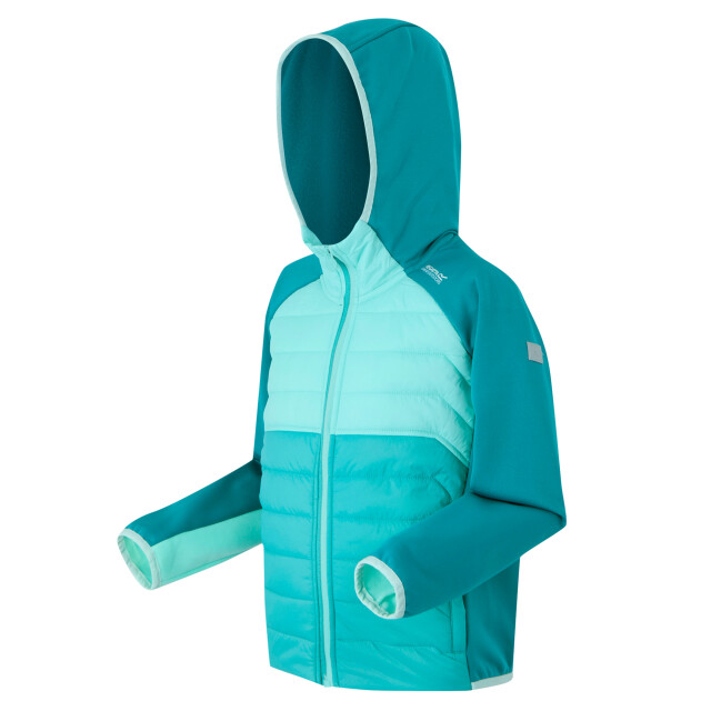 Regatta Kinder/kids kielder ix hybride jas UTRG11564_turquoisearubablueexoticplume large