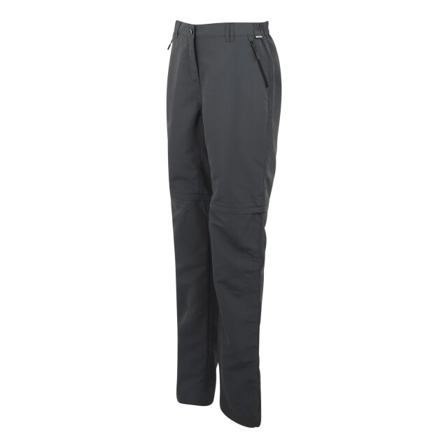 Regatta Dames chaska iii zip-off wandelbroek UTRG11558_sealgrey large