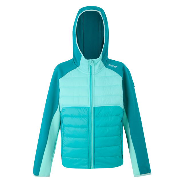 Regatta Kinder/kids kielder ix hybride jas UTRG11564_turquoisearubablueexoticplume large