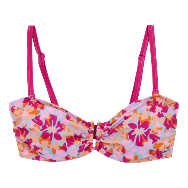 Regatta Dames aceana iii bloemig zomer bikinitopje UTRG11487_pinkblueorange large
