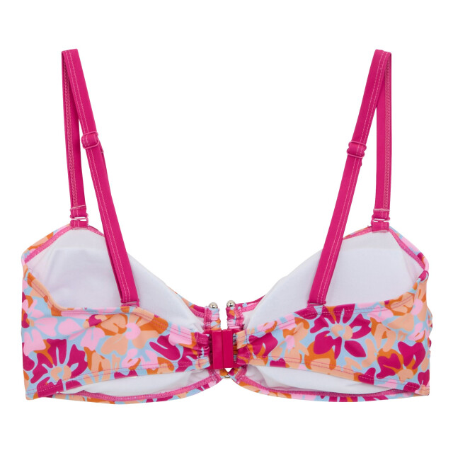 Regatta Dames aceana iii bloemig zomer bikinitopje UTRG11487_pinkblueorange large