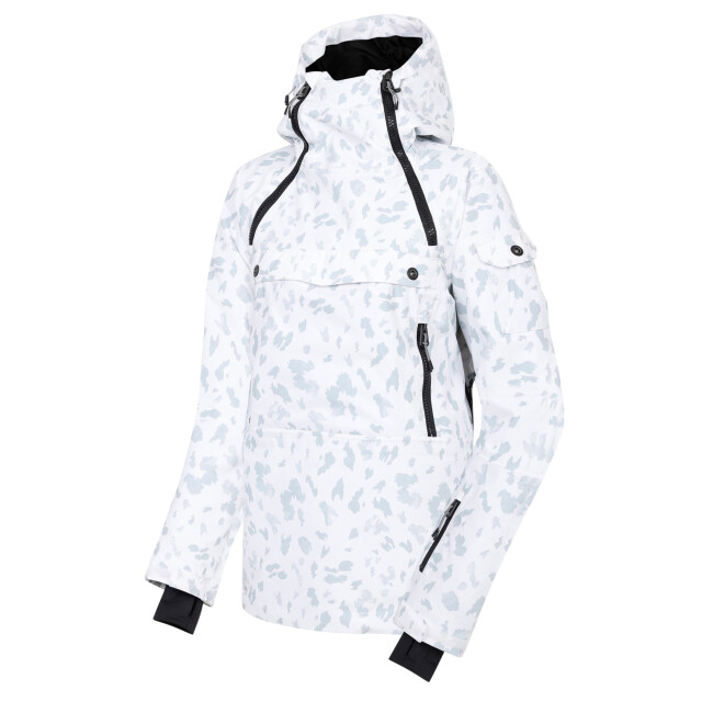 Dare2b Dames slide out dash print overhead skijas UTRG11467_blancdeblanc large