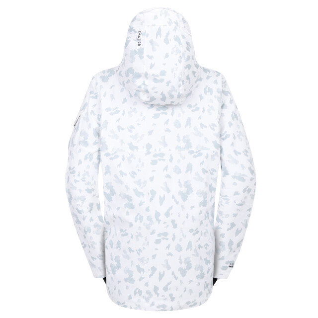 Dare2b Dames slide out dash print overhead skijas UTRG11467_blancdeblanc large