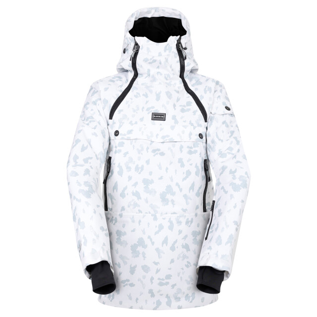 Dare2b Dames slide out dash print overhead skijas UTRG11467_blancdeblanc large