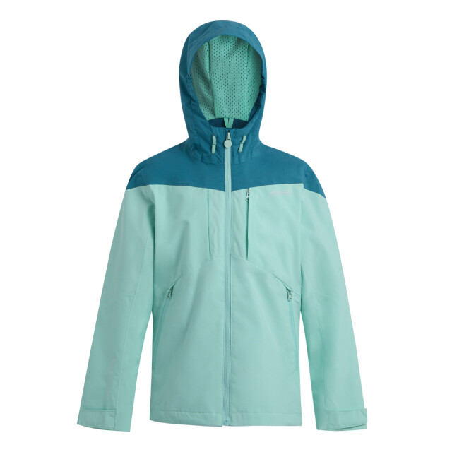 Regatta Kinder/kinder highton vi waterdichte jas UTRG11444_arubablueexoticplumeicymorn large