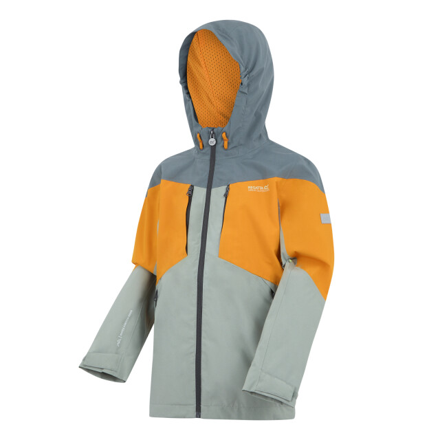 Regatta Kinder/kinder highton vi waterdichte jas UTRG11444_glacierbrightmarigold large
