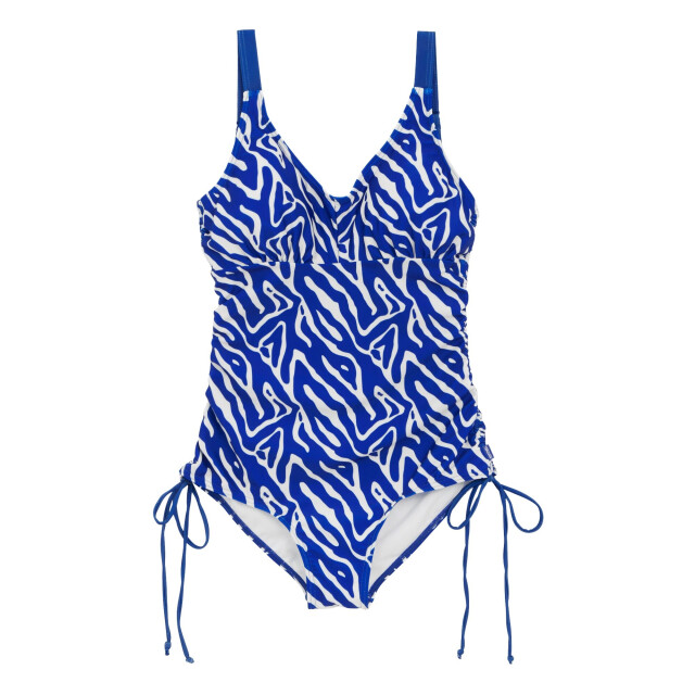 Regatta Dames alinae abstract eendelig zwempak UTRG11365_brightestblue large