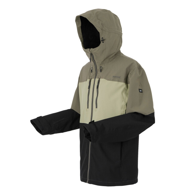 Regatta Maland ii waterdichte jas heren UTRG11363_goldensandtreetopblack large
