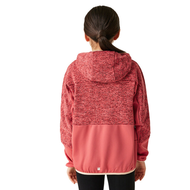 Regatta Kinder/kinder dissolver ix marl full zip fleecejack UTRG11296_redskymineralred large