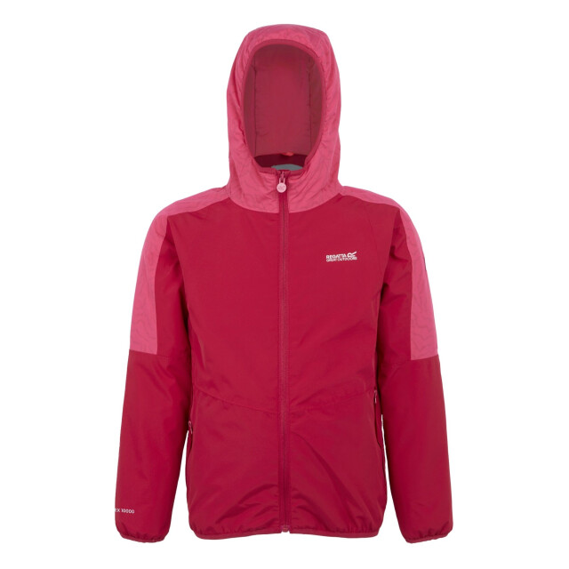 Regatta Reflecterende kinder/kids volcanics viii terrain print jas UTRG11269_deeppinkhotpink large