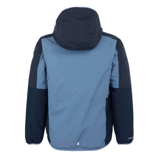 Regatta Reflecterende kinder/kids volcanics viii terrain print jas UTRG11269_coronetbluenavy large