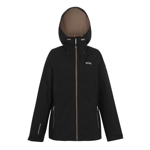 Regatta Dames wentwood ix effen 3 in 1 jas UTRG11268_blackwarmtaupe large