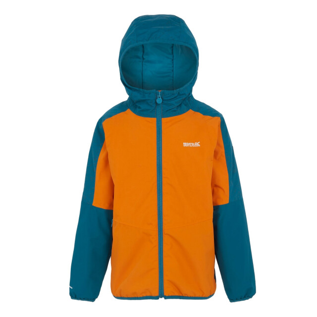 Regatta Reflecterende kinder/kids volcanics viii terrain print jas UTRG11269_foxmoroccanblue large