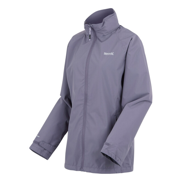 Regatta Dames daysha ii waterdichte jas UTRG11292_purplesage large