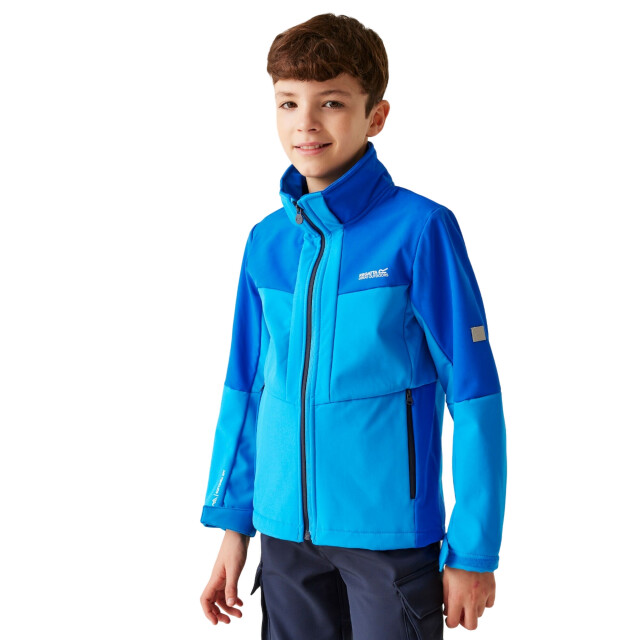 Regatta Kinder/kids haydenbury ii soft shell jas UTRG11213_hydroblueolympianblue large