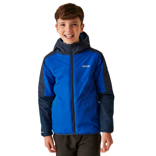 Regatta Reflecterende kinder/kids volcanics viii terrain print jas UTRG11269_olympianbluenavy large