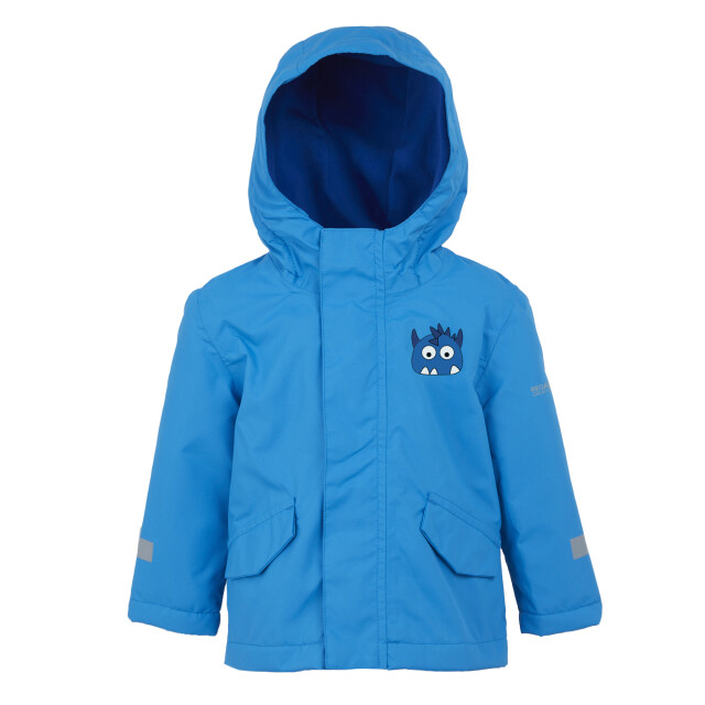 Regatta Spike het monster waterdichte jas voor kinderen/kinderen UTRG11148_hydroblue large