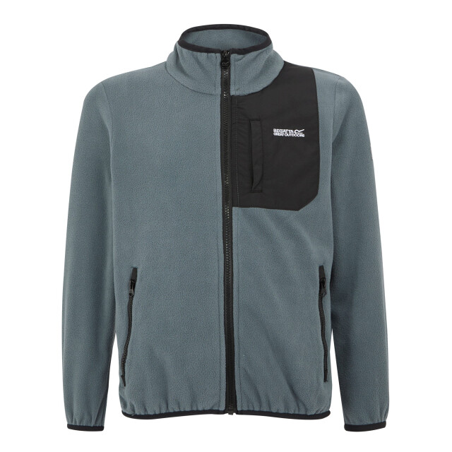 Regatta Kinder/kids frankie full zip fleecejack UTRG11140_stormyweather large