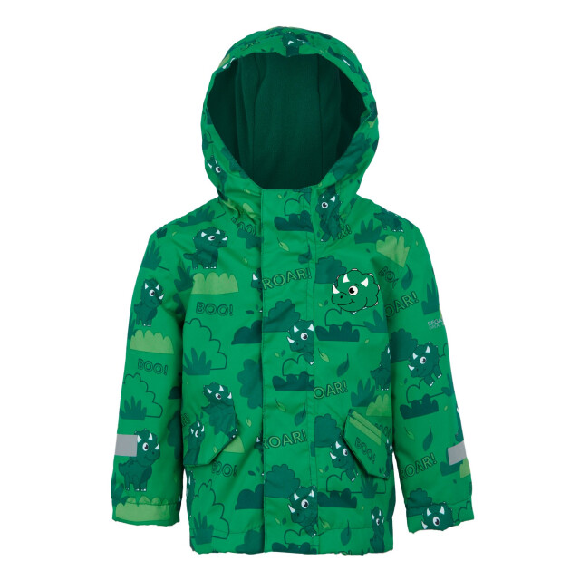 Regatta Waterdichte jas voor kinderen/kinderen stompy de dinosaurus UTRG11167_jellybean large