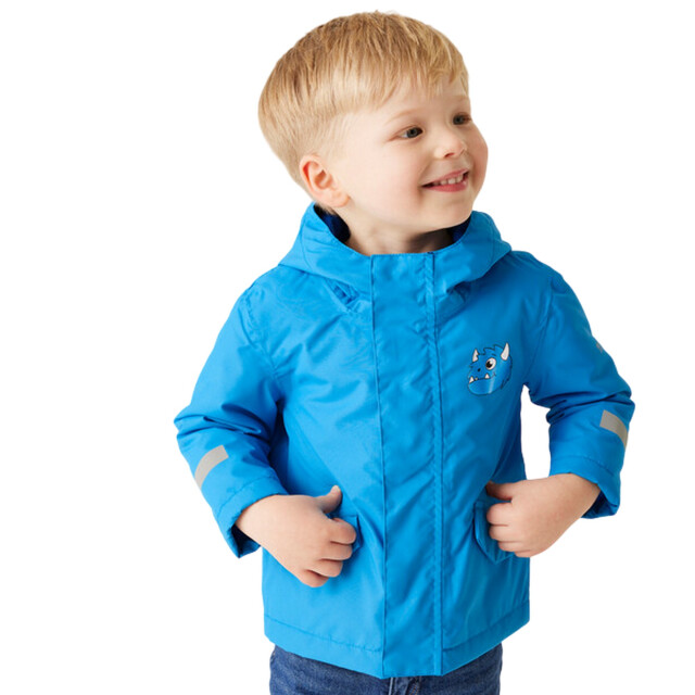 Regatta Spike het monster waterdichte jas voor kinderen/kinderen UTRG11148_hydroblue large