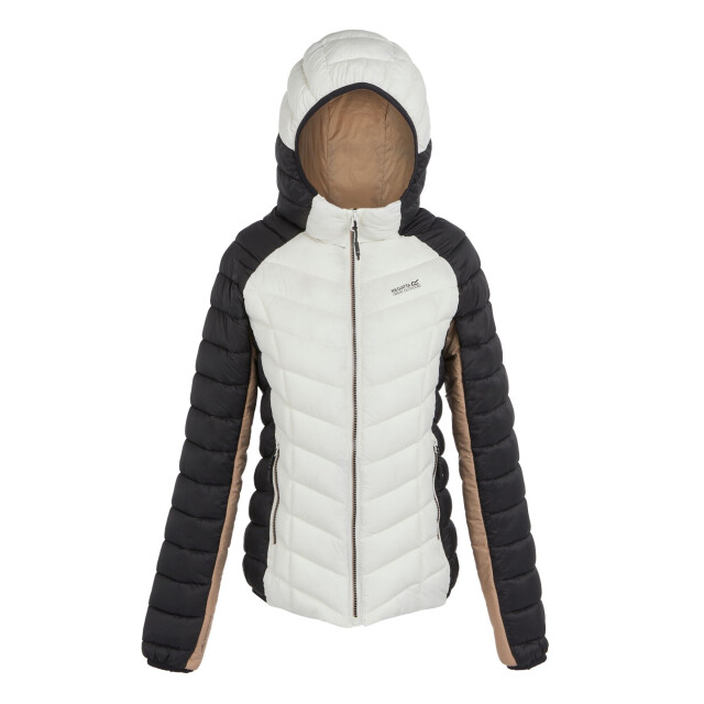 Regatta Dames dalent gewatteerd hooded jacket UTRG11152_blackblancdeblanc large