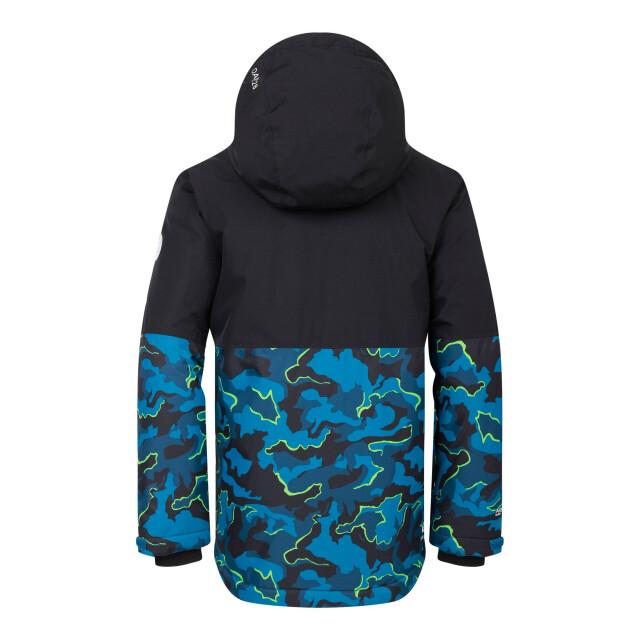 Dare2b Freehand overhead ski-jas voor kinderen/kinderen UTRG11156_blackkingfisherblue large