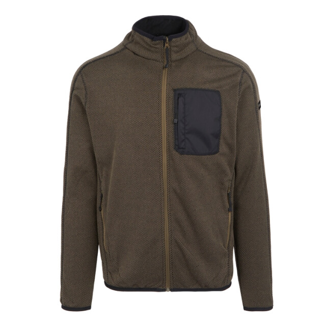 Regatta Heren kitom full zip fleecejack UTRG11121_crocodilemarl large