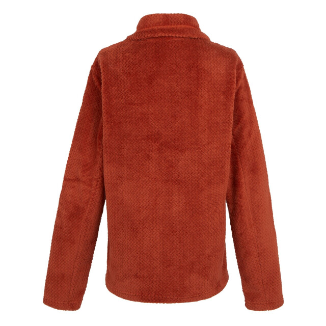 Regatta Dames heidy fluffy full zip fleecejack UTRG11094_redochre large