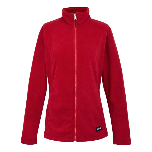 Dare2b Dames mayse full zip fleecejack UTRG11073_highriskredmarl large