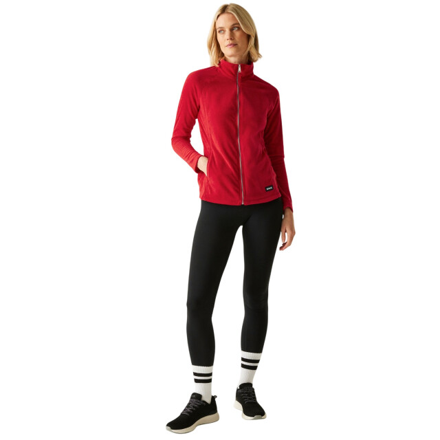 Dare2b Dames mayse full zip fleecejack UTRG11073_highriskredmarl large