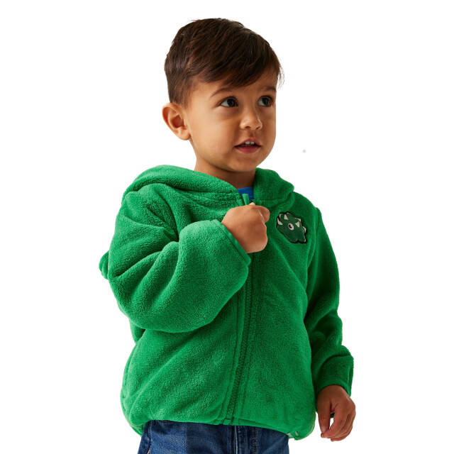 Regatta Kinder/kinder stompy de dinosaurus fleecejas UTRG11062_jellybean large