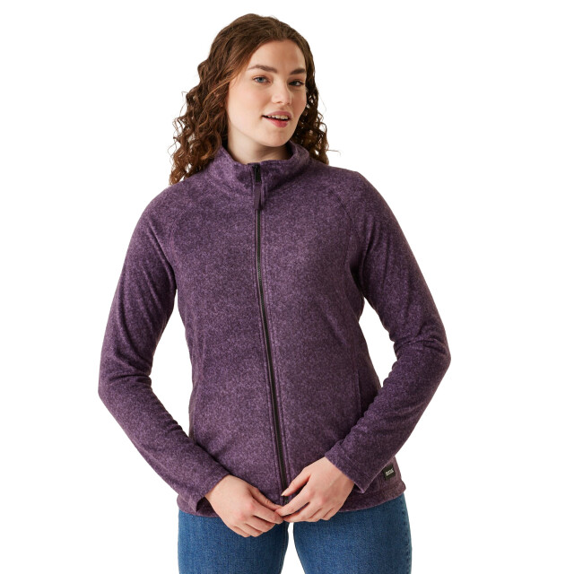 Dare2b Dames mayse full zip fleecejack UTRG11073_deepplum large
