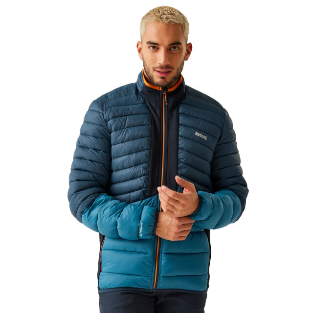 Regatta Heren leedre colour block hybride jas UTRG10942_moonlightdenimmoroccanblue large