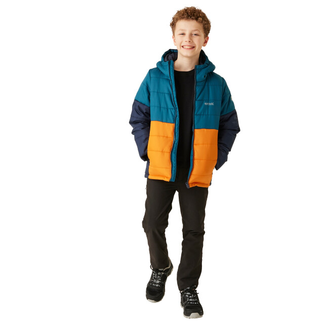 Regatta Lofthouse viii geïsoleerde jas voor kinderen/kinderen UTRG11028_moroccanbluefox large