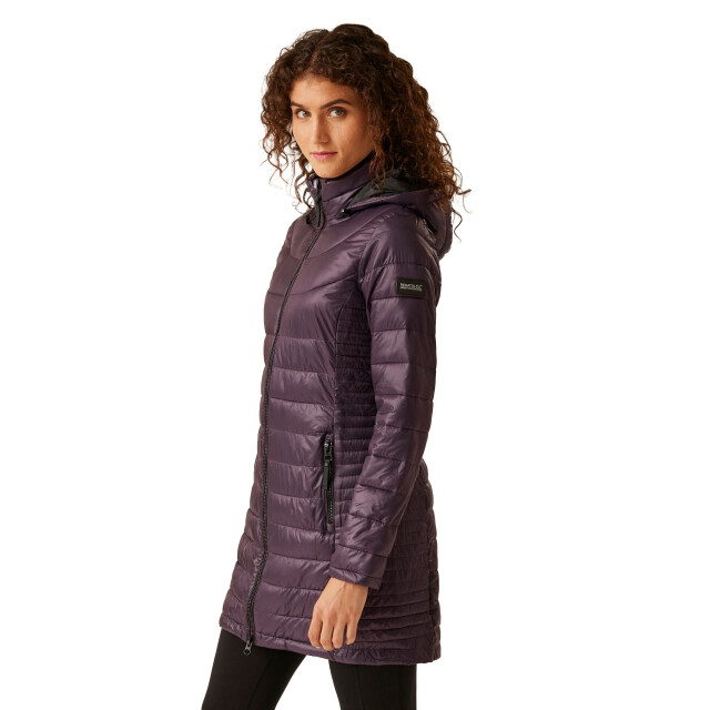 Regatta Dames andel iv gewatteerd baffled jacket UTRG10932_deepplum large