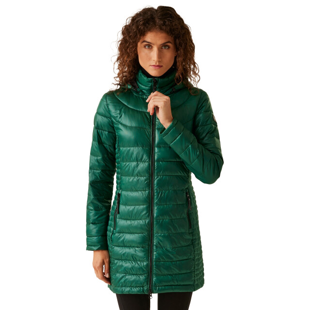 Regatta Dames andel iv gewatteerd baffled jacket UTRG10932_rainforest large